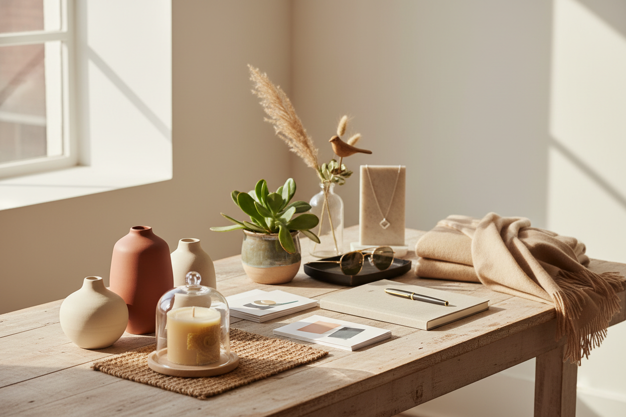 an image for a niche shop selling different products